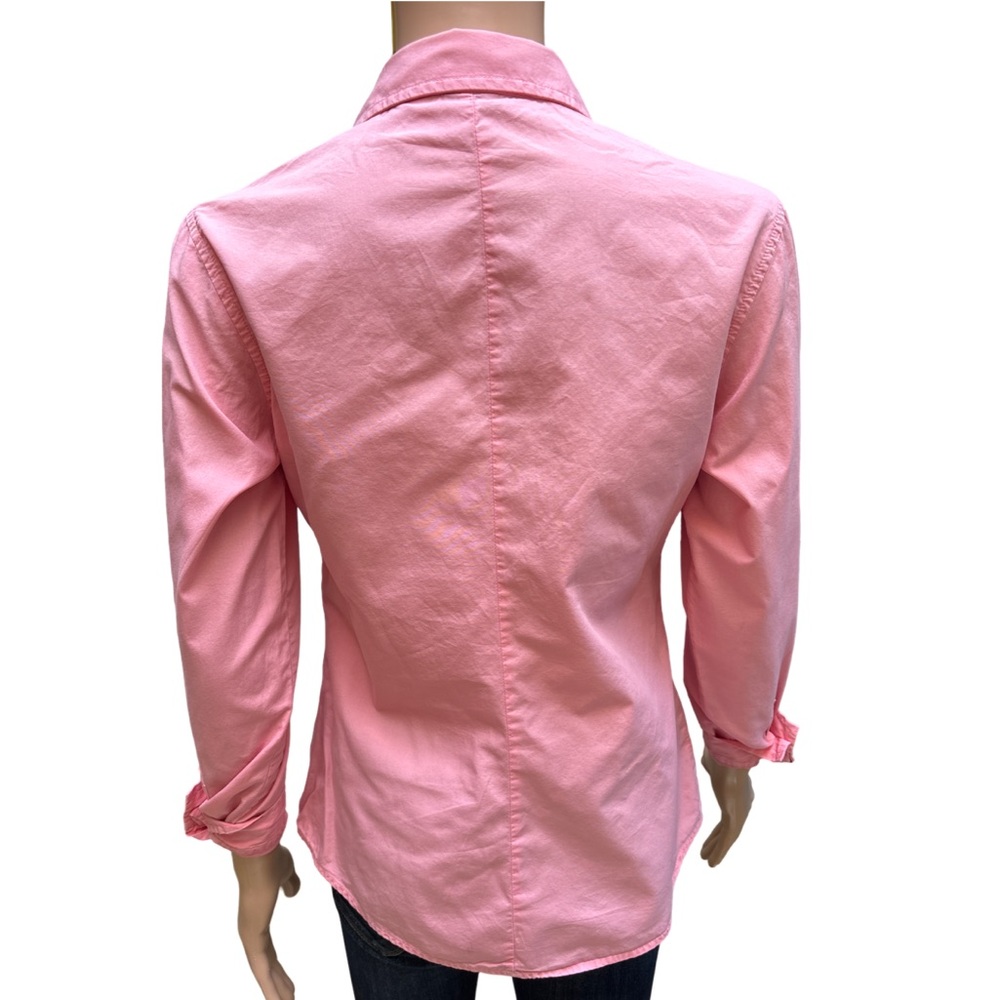 Gap Pink Women's Button-Up Long Sleeve Cotton Shirt XS - Picture 3 of 6